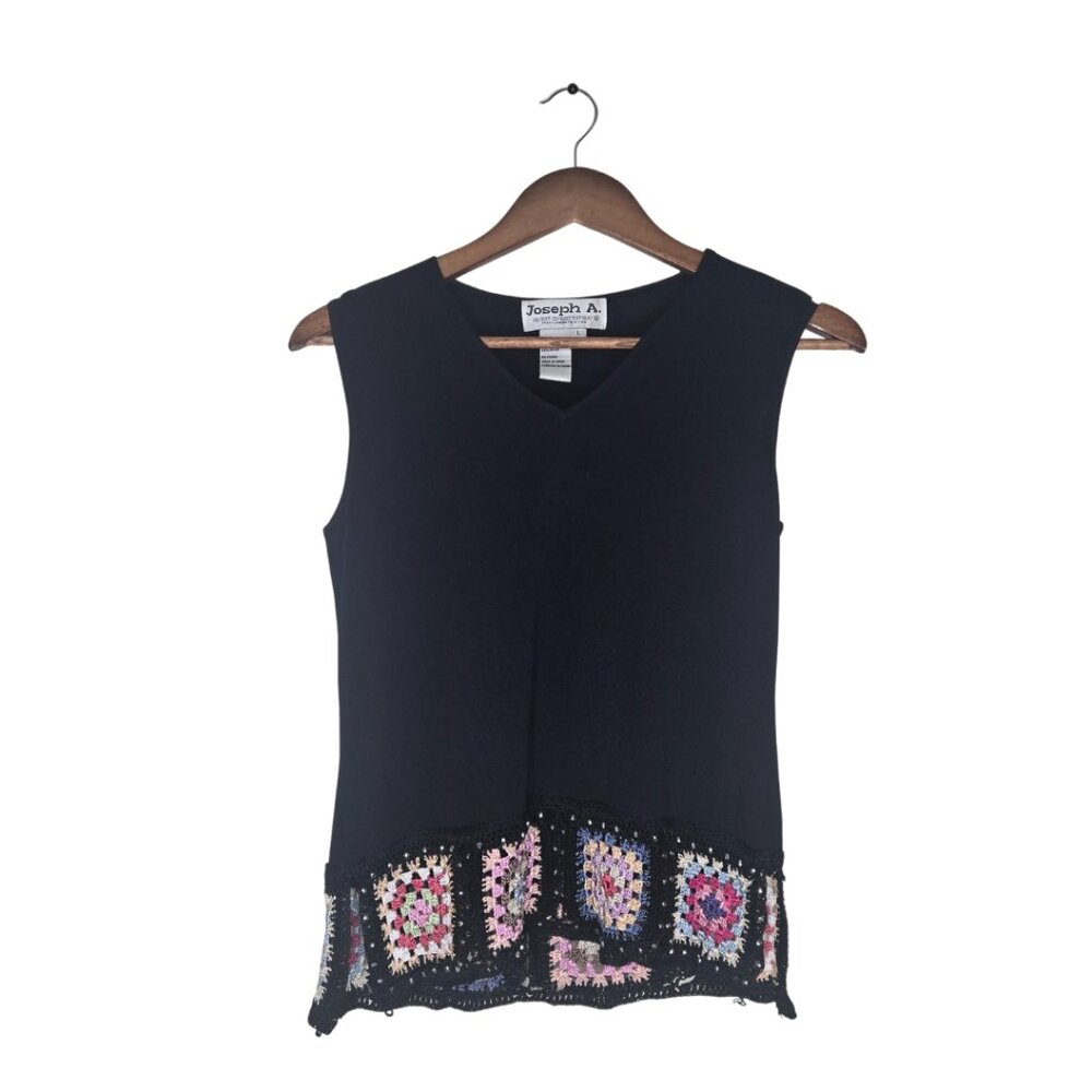 Joseph A Vintage Crochet Tank Top